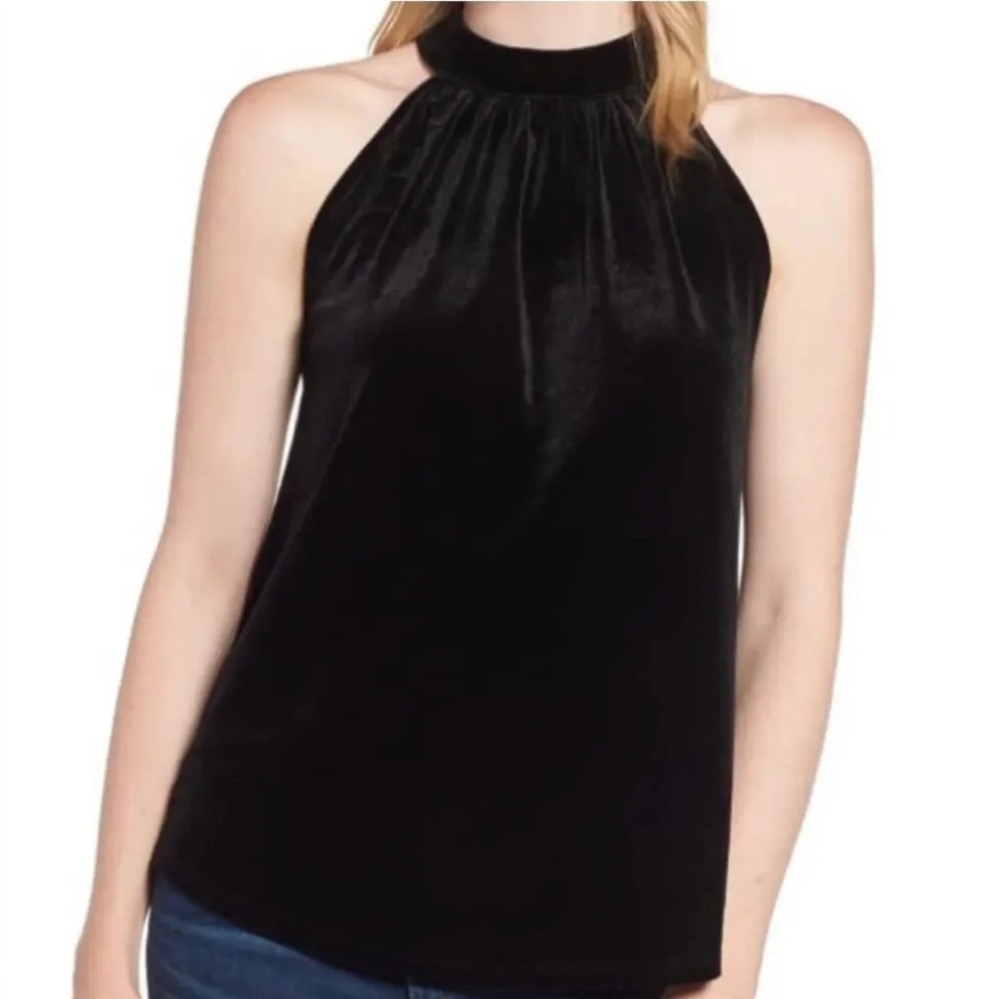 Gibson Black Velvet Top